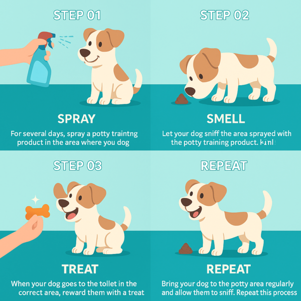 SkyPetCare™ Natural Potty & Toilet Training Spray For Dogs And Cats ( Buy 1 Get 1 Free ) - Image 3